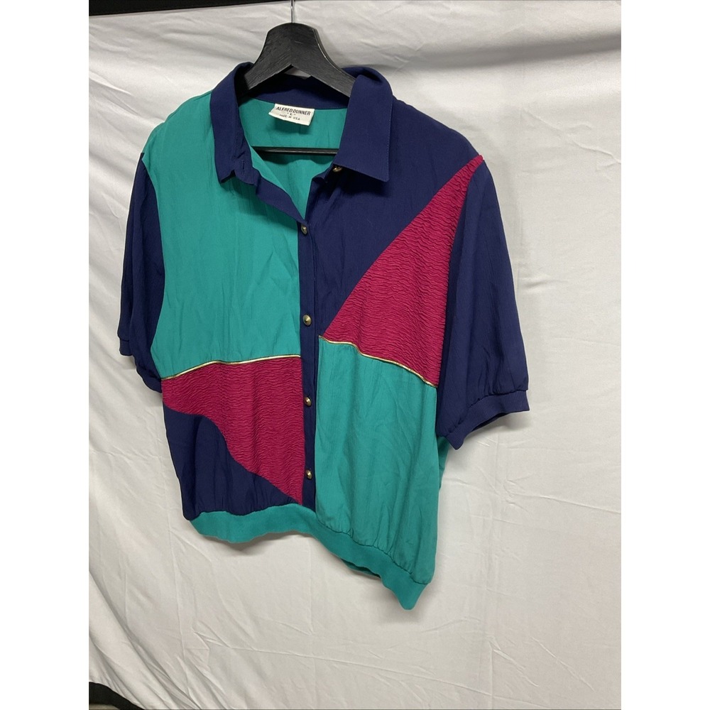 alfred dunner Women Vintage Shirt Multicolor Size L